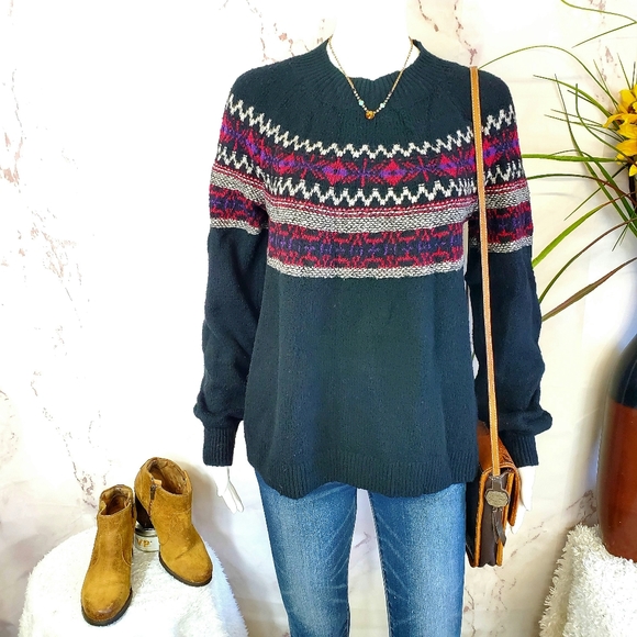 Lucky Brand Sweaters - Lucky Brand super soft knit Intarsia sweater